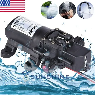 130PSI For RV Boat Marine 12V DC Demand Fresh Water Diaphragm Self Priming Pump • $31.99