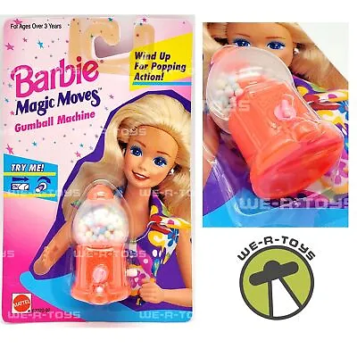 Barbie Magic Moves Gumball Machine Doll Accessory 1994 Mattel #67020 NRFP • $26.95