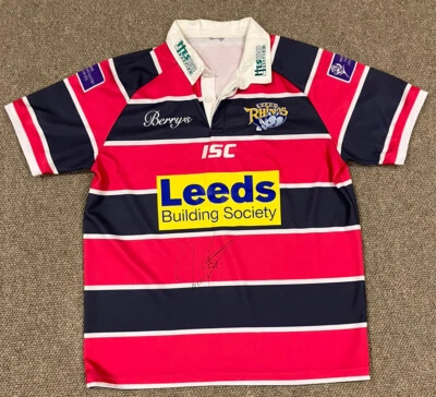 $70 • Buy Leeds Rhinos Rugby League Jersey XL Signed By Danny Buderus
