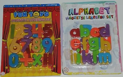 Magnetic Letters Alphabet Or Numbers Fridge Freezer Magnets Toys Kids Learning • £0.99