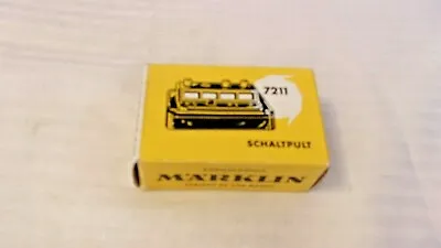 HO Scale Märklin #7211 Control Panel Box Schakelbord Yellow Box BNOS • $15