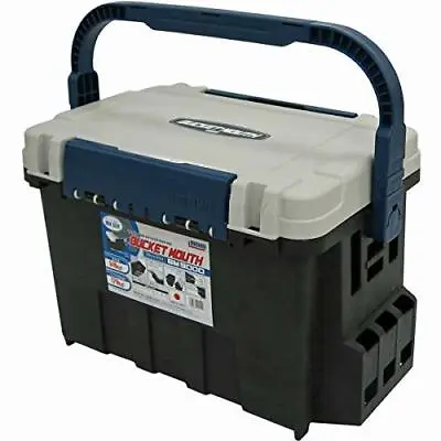 MEIHO BM-9000 Bucket Mouth Tackle Box Black Off White EMS W/ Tracking NEW • $35.92