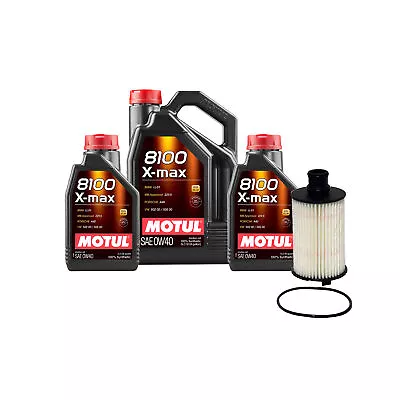 7L Motul 8100 X-MAX 0W40 WIX Filter Motor Oil Change Kit API SN • $105.95