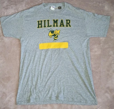 £8 • Buy Jerzees T-Shirt Medium Grey Graphic Print Hilmar Killer Wasp Men's 