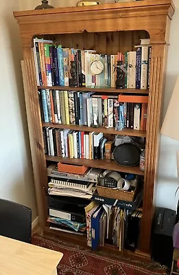 £70 • Buy Tall Pine Bookcase Shelves Solid Wood