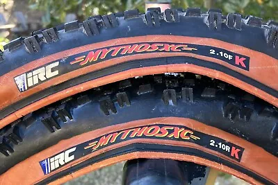Rare 1990s IRC Mythos XC Front & Rear Tires - 26 X 2.10 RED Wall • $105