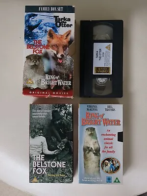 Tarka The Otter / The Belstone Fox / Ring Of Bright Water (Box Set) (VHS 1998) • £5.99