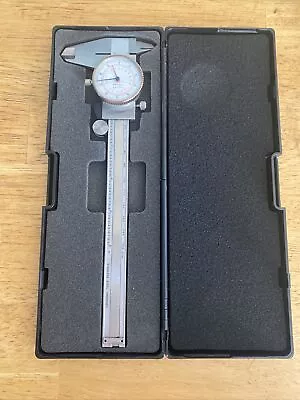 150mm METRIC/0-6    DUAL DIAL STAINLEES STEEL CALIPER With Case • $39.88