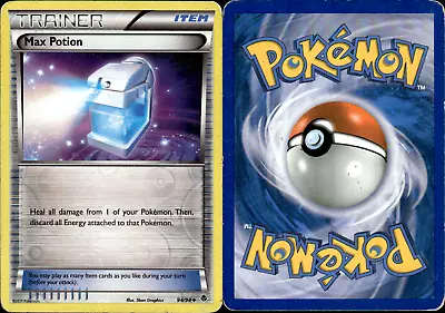 Pokemon -TCG- Reverse Holo Trainer Max Potion 94/98 MP • $1.99