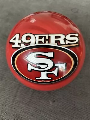 15# 5oz TW 2.6  NIB 2013 Style VIZ-A-BALL NFL San Francisco 49ers Bowling Ball • $98.98