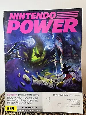 Nintendo Power Magazine~Volume 259~October 2010 Epic Mickey • $9.99