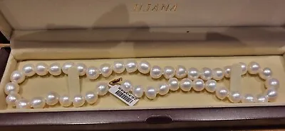 £110 • Buy Iliana 18k Y Gold Very Rare AAAAA Freshwater White Pearl (9.5-10.5mm)...