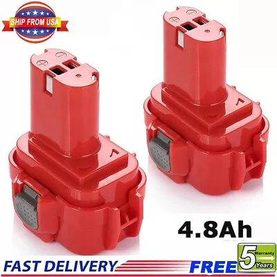 2-PACK 9.6Volt For Makita 4.8Ah Battery PA09 6222D 9100 9120 9122 9133 9134 9135 • $26.49