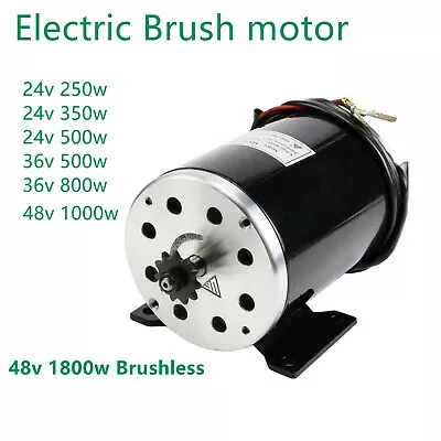 24V/36V/48V High Speed Electric Motor For Ebike Go Kart Scooter Razor ATV Quad • $89.89