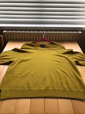 M&s Autograph 100% Cashmere Jumper Ochre Size 18 Bnwot No Issues To Note  • £24.50