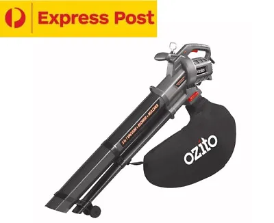 Ozito 2400W 3In1 Electric Blower Vac Vacuum Mulcher Large Volume - EXPRESS POST • $149