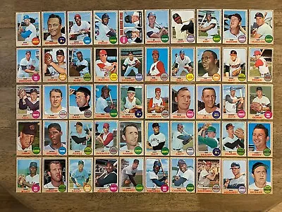 1968 Topps Vintage Baseball 50 Card Lot Rookie RC Stars EX-MT EX NICE! • $9.99