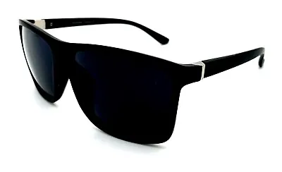 Square Cholo Flat Top Sunglasses Super Dark OG LOC Gangster Style Black Matte • $8.49