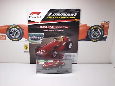 PANINI F1 CAR  - 1957 MASERATI 250F #32 - J-M FANGIO - 1/43 Scale Model #70 • $16.02