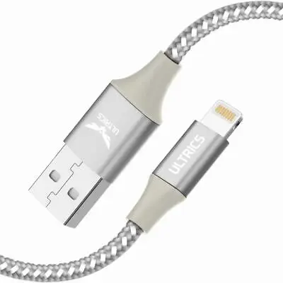 2m USB Lightning Charger Cable MFi Certified High-Speed Data Sync Lead For Apple • £5.99
