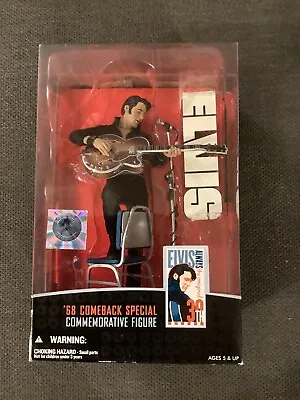 2007  Mcfarlane Toys ELVIS ‘68 COMEBACK SPECIAL COMMEMORATIVE FIGURE • $34.99