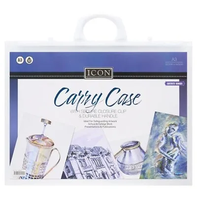 A3 Carry Case Drawing Painting Storage Folder Document Portfolio Project Folder • £7.43