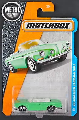 Matchbox Volkswagen Karmann Ghia Diecast Car Metal Main Line Green VHTF • $2.99