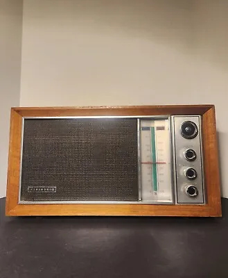  Vintage Panasonic Wood-paneled FM/AM Radio Model Re-7259 TESTED & WORKING • $55