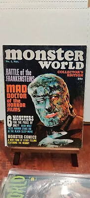 MONSTER WORLD Vol 1 #1 (Nov 1964) Warren Magazine - 1st Issue! • $20