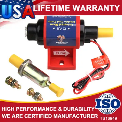 Universal Electric Fuel Pump Carburetor 12V Applications 35 GPH Gasoline 4-7 PSI • $23.99