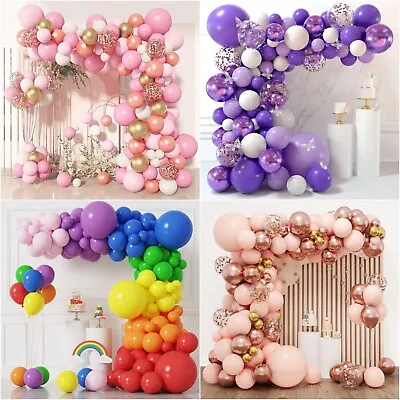 Balloon Arch Kit +Balloons Garland Birthday Wedding Party Baby Shower Decor UK 2 • £7.10