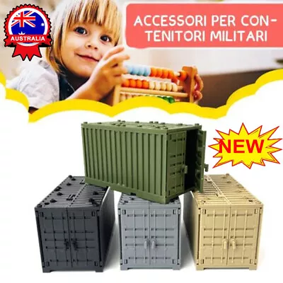 Cargo Shipping Container For Toy Brick Building Blocks Mini Military FigurCZ • $15.16