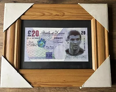 Framed Bank Of Keane Novelty Football £20 Note Roy Keane Gift Manchester United • £14.99