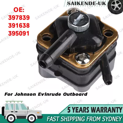 Fuel Pump With Gasket For Johnson Evinrude Outboard 6hp 8hp 9.9hp 15hp Motor AU • $23.50