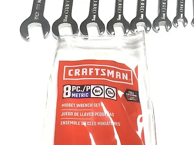 Craftsman Midget Wrench Set 8Pc Metric • $27