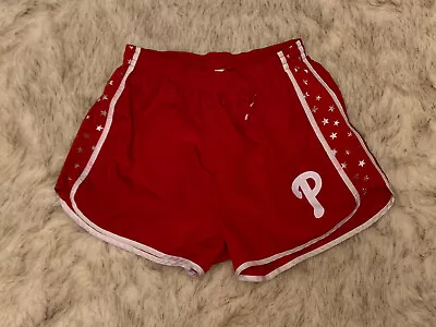 Victoria’s Secret PINK Philadelphia Phillies Stars MLB Red Booty Shorts (Small) • $22.99