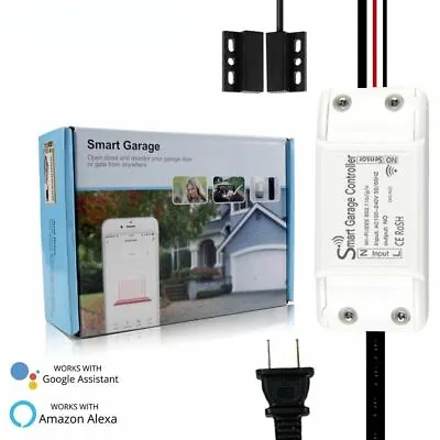 Garage Door Controller Wireless Sensor Smart Opener APP Remote AC 90V-250V Kits • £42.81