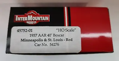 Intermountain HO 1937 AAR 40' Boxcar Minneapolis & St. Louis #54276 NIB • $36.27
