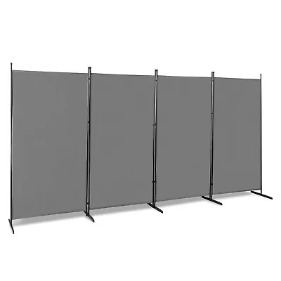 Room Divider 4 Panel Privacy Screens Home Office Accents Furniture Folding • $44.99