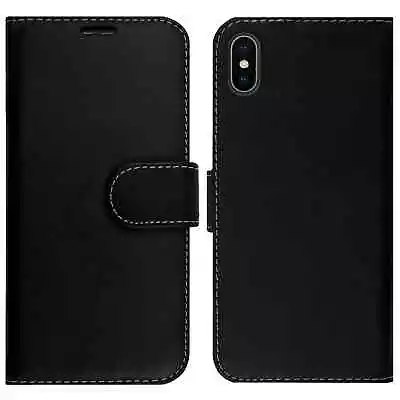 Case For IPhone 7 8 6 Plus SE 2020 5 5C Flip Leather Wallet Magnetic Phone Cover • £2.99