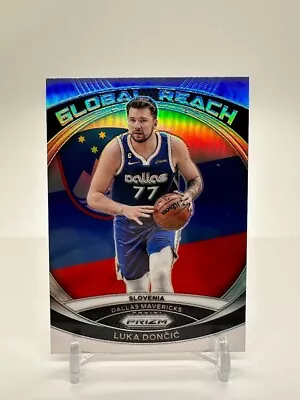 2023-24 Panini Prizm Luka Doncic Global Reach Silver Prizm #1 Dallas Mavericks • $2.99