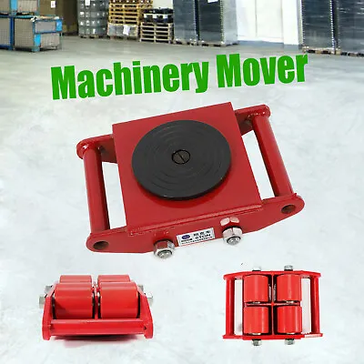 $68 • Buy 1 Pc 6T/13200lb Machinery Mover Industrial Heavy Duty Machine Dolly Skate Roller
