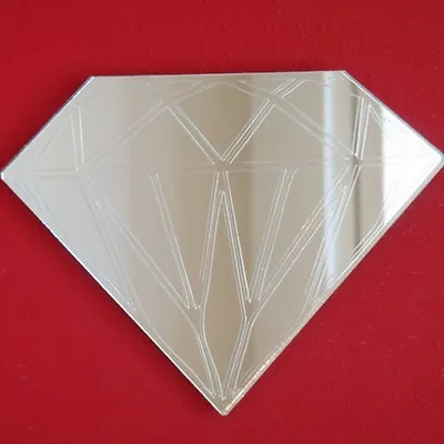 Etched Diamond Acrylic Mirror (Several Sizes Available) • $62.90