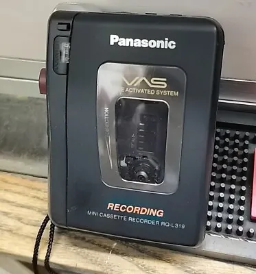 Panasonic Portable Mini Cassette Recorder RQ-L319 VAS Tested Works Good Conditio • $24.99