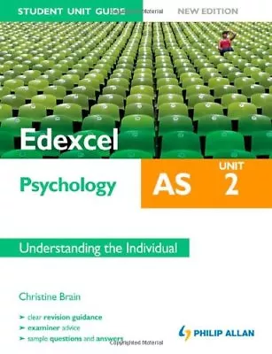 Edexcel AS Psychology Student Unit Guide New Edition: Unit 2 Understanding Th. • £3.29