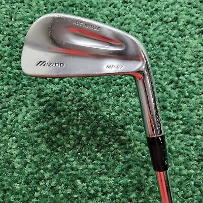 Mizuno MP 67 Single Iron 4 Iron TT S300 Stiff Flex Steel Shaft RH Cut Muscle  • $36.95