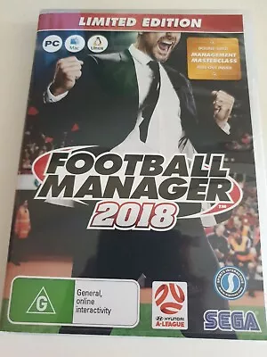 Pc Football Manager 2018 Ltd Edition  • $30