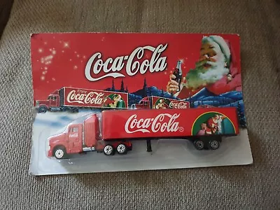 Sealed In Packaging 2000 Coca Cola Christmas Truck Halo Die Cast Model • £12.99