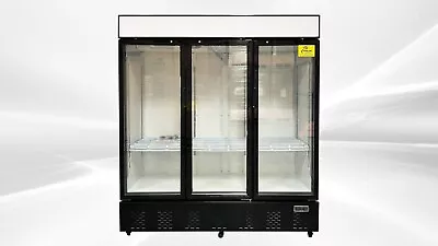 NEW 72  Commercial 3 Glass Door Merchandiser Refrigerator Display Cooler NSF ETL • $2720