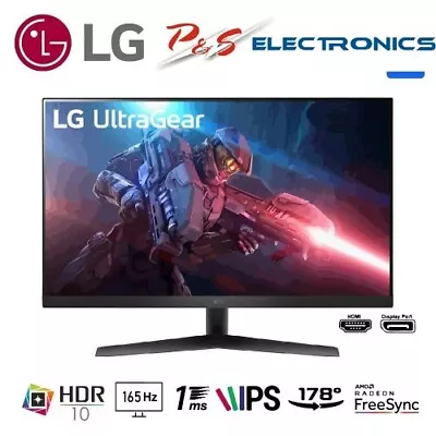 LG UltraGear 32GN50R-B 31.5  165Hz Full HD 1ms G-Sync Compatible Gaming Monitor • $369